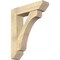 Ekena Millwork Legacy Slat Rough Sawn Bracket w/ Offset Brace, Douglas Fir, 8"W x 32"D x 40"H BKT0806X32X40LEC06RDF - alternate 1